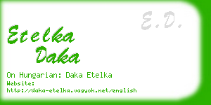 etelka daka business card